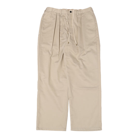 TWILL ２TUCK EAZY PANTS