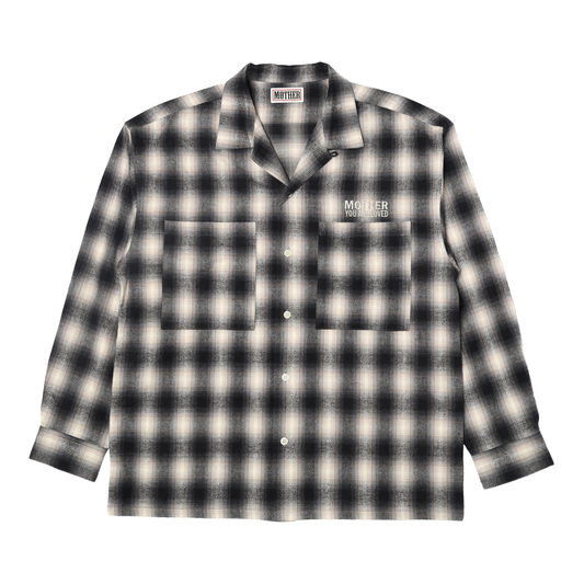 OMBRECHECK OPENCOLLAR SHIRT