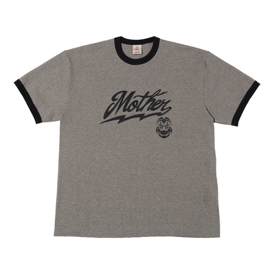 THUNDER SCRIPT / RINGER HEAVY WEIGHT T-SHIRT