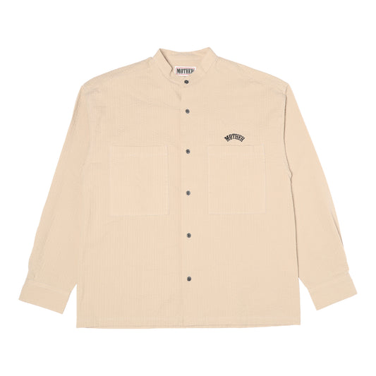 SEERSUCKER STANDCOLLAR SHIRT