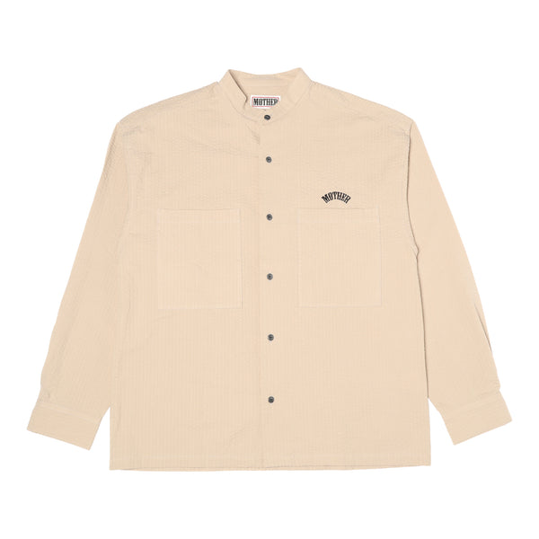 SEERSUCKER STANDCOLLAR SHIRT