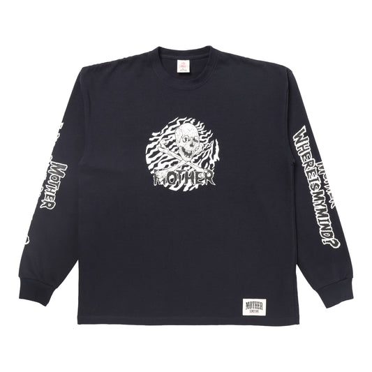 FLAME SKULL / SUPER HEAVY WEIGHT T-SHIRT