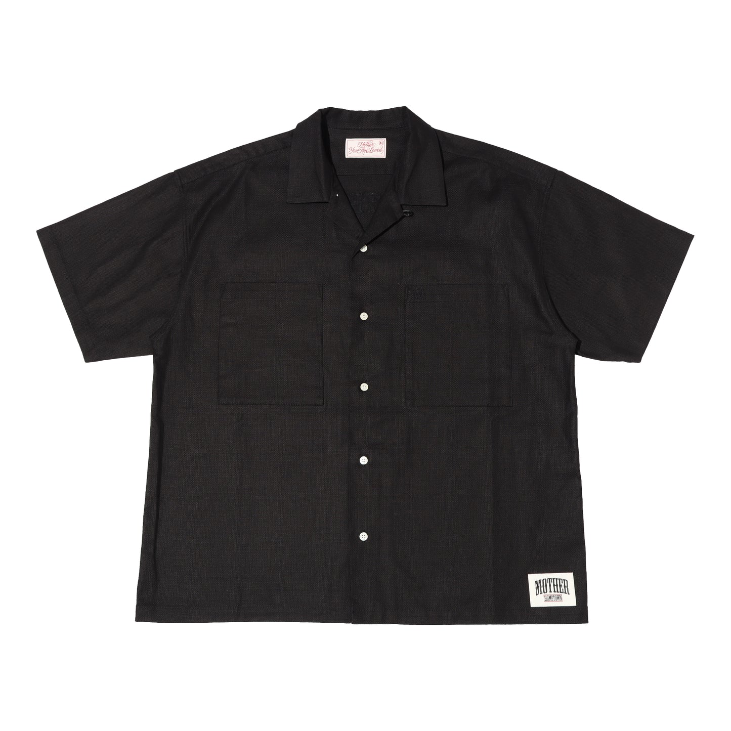 COTTON LINEN OPENCOLLAR SHIRT