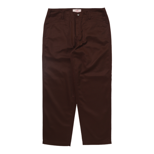 TWILL WIDE WORK PANTS